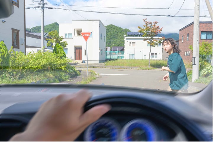 運転中にヒヤッとした瞬間1