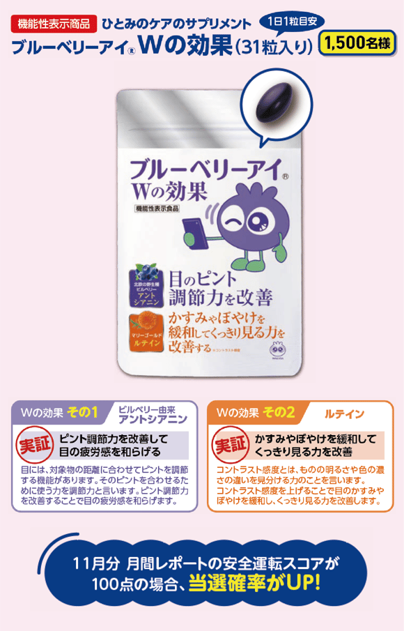 テレマティクス自動車保険加入者限定】わかさ生活コラボ記念！安全運転